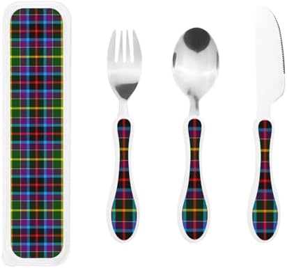 Royal Stewart Kids Safety Flatware Set with Storage Case