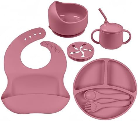 Silicone Baby Feeding Set for Self-Feeding Toddlers