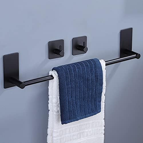 Taozun Towel Bar Black - Compact Sturdy Towel Organizer