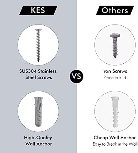 Stainless Steel Ease Bath Towel Ring Hook Screw-Mounted Brass Finish Rust-Resistant