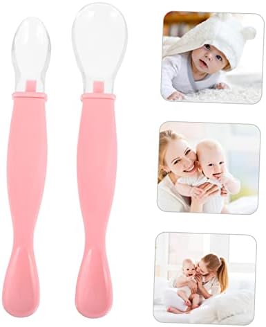 2-Piece Soft Safe Feeding Spoons for Infants and Weaners