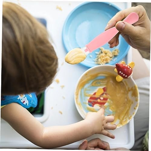 2-Piece Soft Safe Feeding Spoons for Infants and Weaners