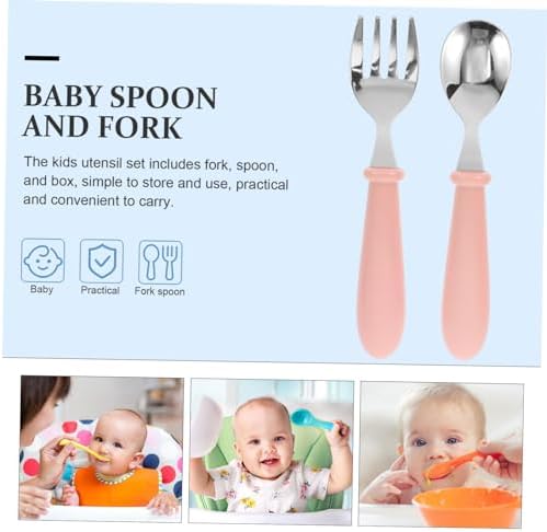 Stainless Steel Spoon Fork Set for Kids