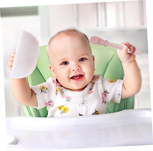 Toyvian 1pc Silicone Training Spoon