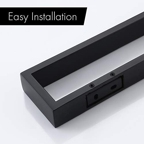 KES 10 Inch Towel Holder Matte Black