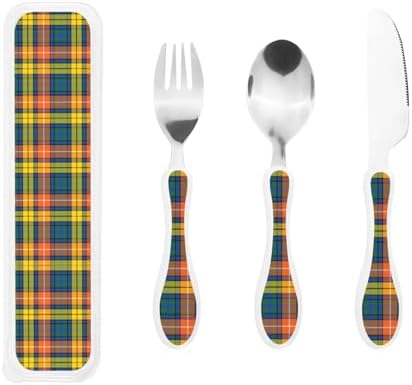 Royal Stewart BuchananS Ancient Tartan Portable Kids Flatware Set