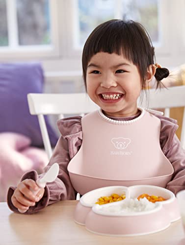 BabyBjrn Mealtime Set 4pc Powder Pink