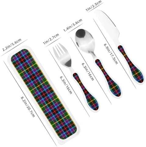 Royal Stewart Kids Safety Flatware Set with Storage Case
