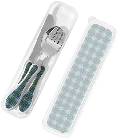 Royal Stewart Manx National Tartan Kids Cutlery Set 3-Piece
