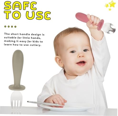 6-Piece Reusable Stainless Steel Tableware for Mealtime