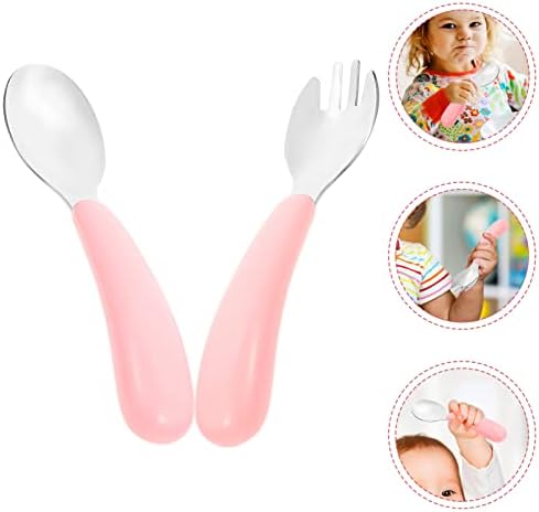 Hemoton Safe Flatware Set for Babies and Kids