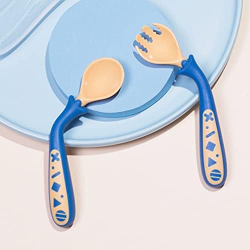 Kisangel 1 Set Teether Spoon Baby Fork Kids Cot Best