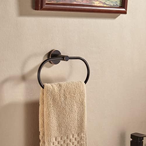BigBig Home Bronze Towel Ring 180 Rotatable Wall Mounted Bathroom Towel Holder