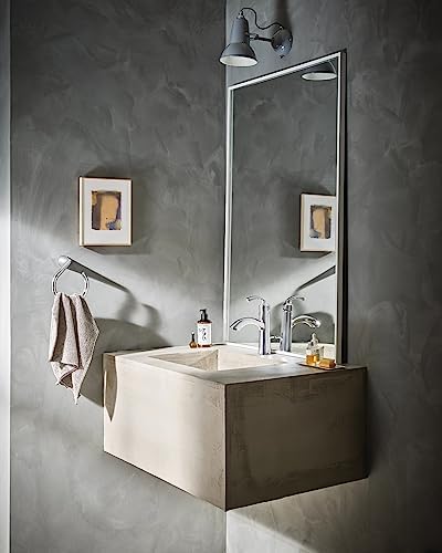 Chrome Glyde Towel Ring Easy Mount Chrome_finish