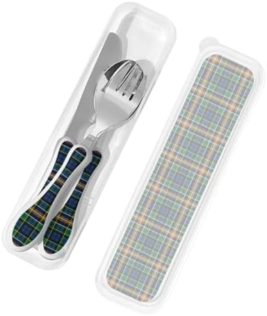 AllisonS Tartan Kids Flatware Set