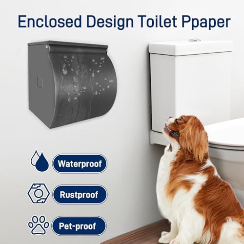 Stainless Steel Toilet Paper Holder Self-Adhesive Wall-Mount Waterproof Storage Solution