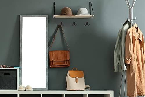 Premium 5-Piece Robe Towel Hook Set with Double Hook Steel Design