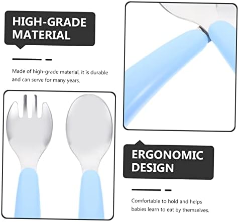 CHILDWEET Adorable Fork Spoon Set for Baby