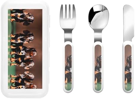 Dachshund Travel Utensils Set