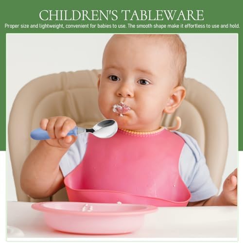 UPKOCH 4Pcs Flatware Set for Training and Meals