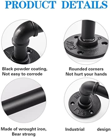 Eledom Industrial Pipe Towel Rack