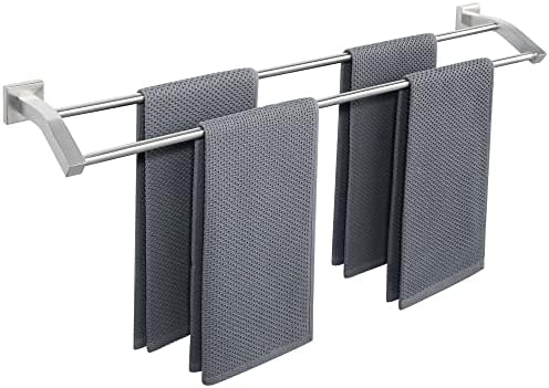 Alise Wall-Mounted Heavy Duty Stainless Steel Towel Bars for Bathroom