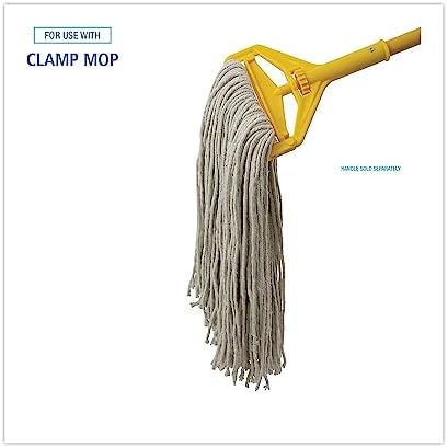12-Pack Boardwalk Cut-End Cotton Wet Mop Heads White