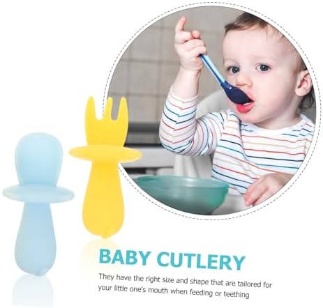ORFOFE 4-Piece Soft Feeding Set for Babies