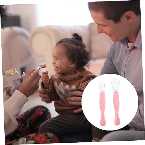 2-Piece Soft Safe Feeding Spoons for Infants and Weaners
