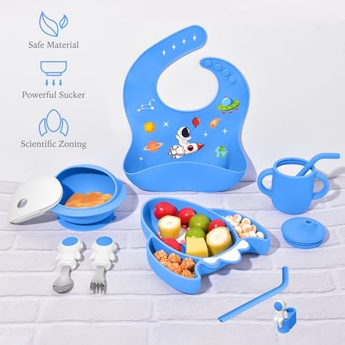 Astronaut Silicone Feeding Set for Babies