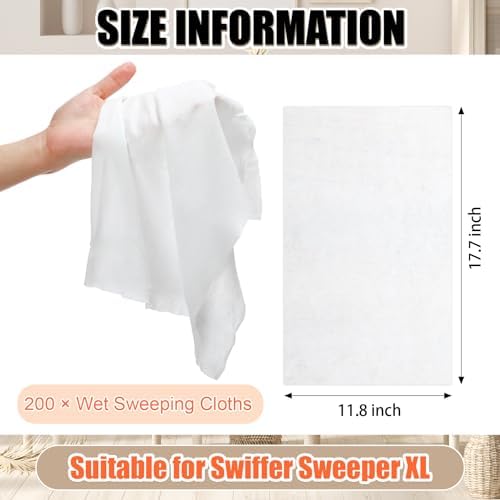 Efficient Easy200 x Large Wet Mopping Pads