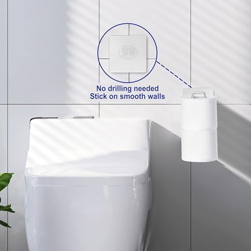 Toilet Paper Holder for 2 Rolls Silver 1PC