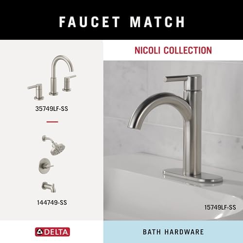 Delta Nicoli Toilet Paper Holder SpotShield Brushed Nickel
