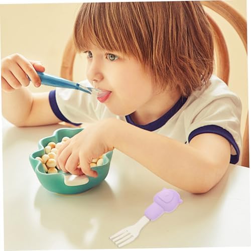 Cute Bear Silverware Set for Self-Feeding