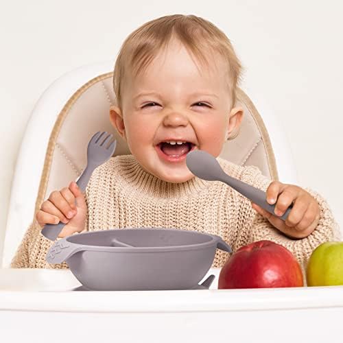 Haakaa Toddler Forks Spoons with Travel Safe Case