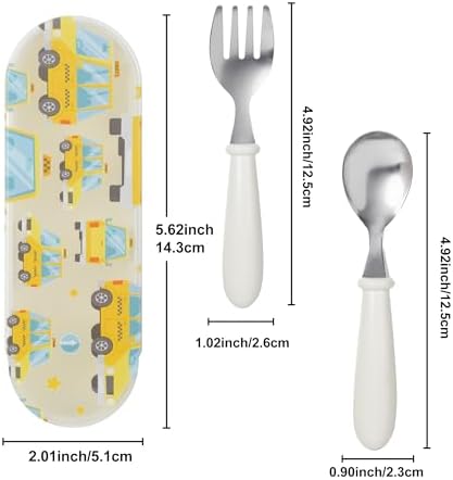 Zaspaver Kids Platic Utensil Set