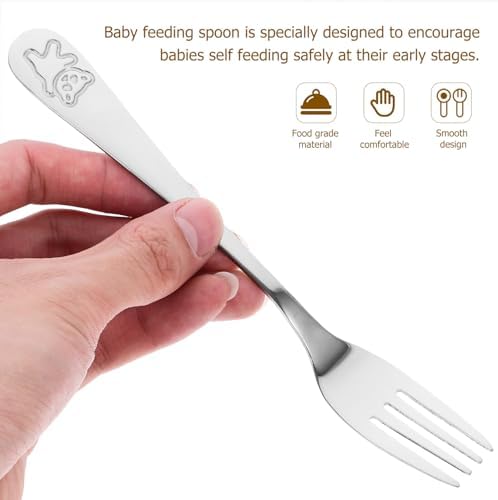 Alasum for Kids Fun Toddler Flatware Set Preschoolers Can Use
