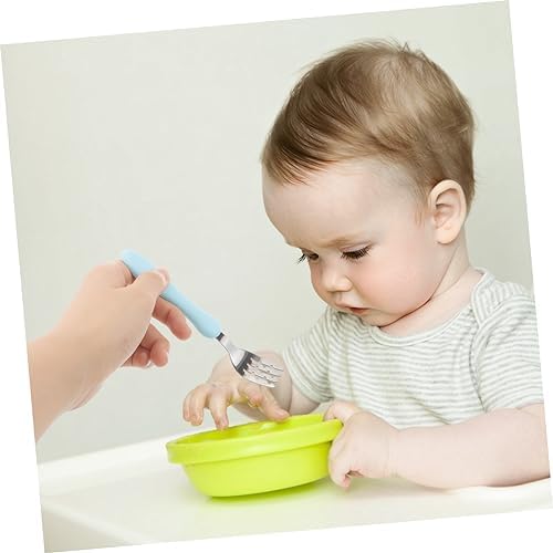 GARVALON 3-Piece Self-Feeding Utensils Set with Storage Box
