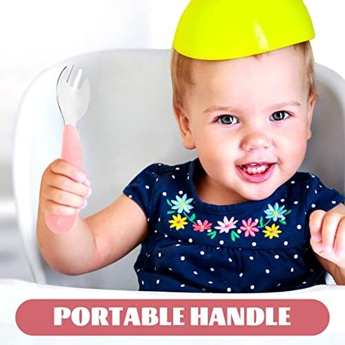 Hemoton Safe Flatware Set for Babies and Kids