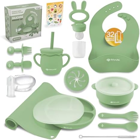 Bluubi Silicone Baby Feeding Set for Weaning