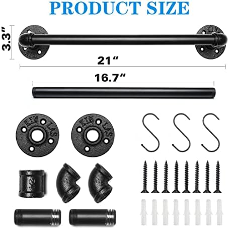 Eledom Industrial Pipe Towel Rack