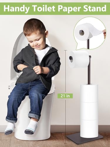 Sturdy Rust-Resistant Toiletpaper Holder Stand