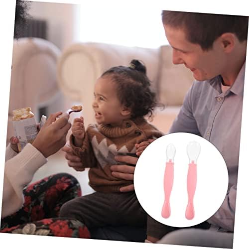 VICASKY Adorable 2-Pack Spoons Set for Babies and Adults