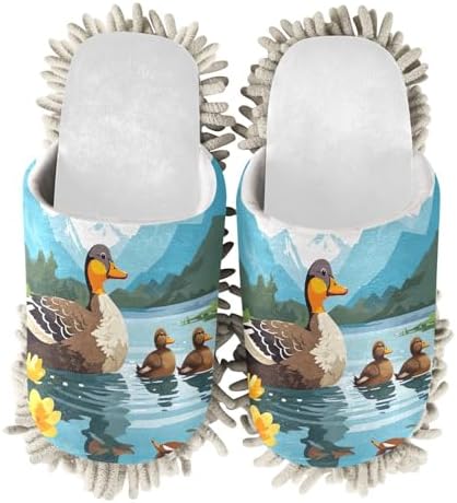 Clearwater Microfiber Mop Slippers - Soft Eco-Friendly Easy to Clean