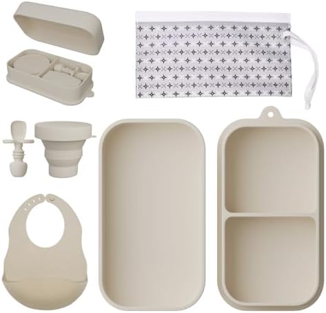 The Perfect Travel silicone Baby Feeding Set for Trouble-Free Mealtimes
