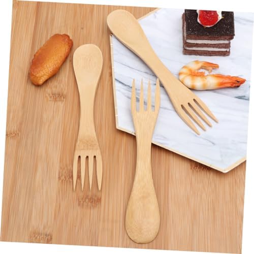 Fast Functional Wooden Spoons Forks Set for Grownups and Kids