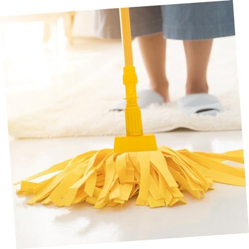 Mop Head Clamp with Ergonomic Handle and Detachable Clip for Mopping