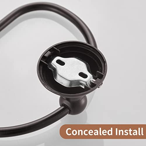 Wolibeer Bronze Towel Holder - Oil-Rubbed Bathroom Accessory