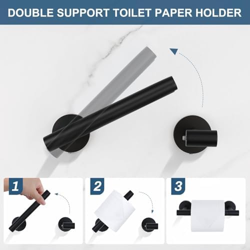 Sturdy Stainless Steel Towel Bar Set