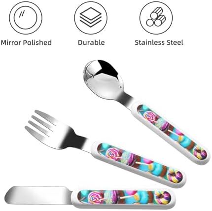 Colorful LollipopUtensils Set for Travel